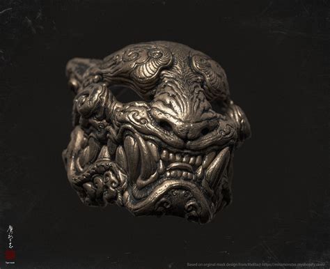 Artstation Melitas Tiger Mask Zhelong Xu Ancient Statues Mask