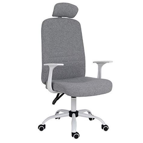 Linen office chair with arms. Office Chair - High-back Desk Recliner with Arm Rest ...