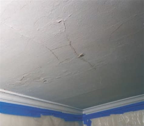 Large cracks appearing in this type of ceiling can indicate an underlying problem of unstability. How to Fix Plaster Ceilings - Old House Journal Magazine