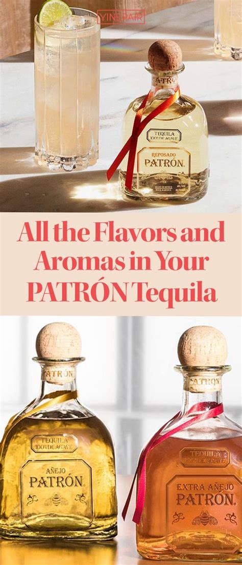 All The Flavors And Aromas In Your PatrÓn Tequila Infographic In 2022