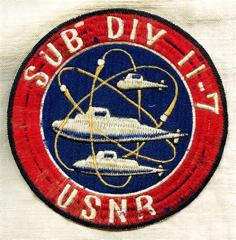 Salty 1960s Us Naval Reserne Nuclerar Submarine Division 11 7 Japanese
