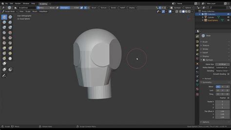 Sculpting A Primitive Head Shape Stylized Character Workflow