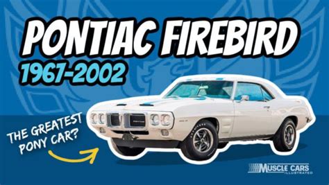 Pontiac Firebird Evolution Of The Firebird And Trans Am 1967 2002