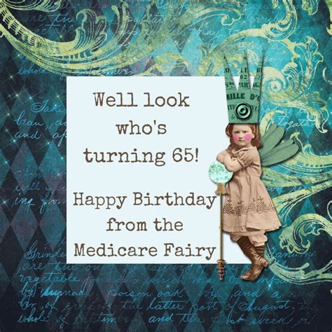 Funny Happy 65th Birthday Medicare Fairy Card Zazzle Happy 65