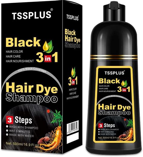 tssplus herbal hair dye shampoo black black hair dry shampoo natural herbal black hair color dye