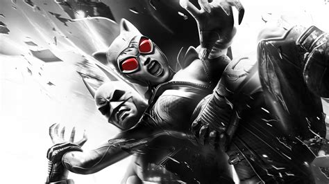 Hình nền trò chơi điện tử Đơn sắc thành phố Batman arkham Catwoman Joker Harley Quinn
