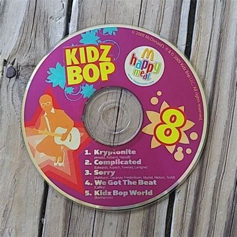 💞6 Pack💞 Various 2009 Mcdonalds Happy Meal Toy Cd Kidz Bop Cd Kids For