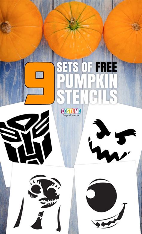 9 Free Pumpkin Carving Stencils Mom And More