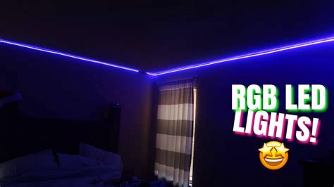 Unboxing And Installing Rgb Led Light Strips Whole Room Youtube