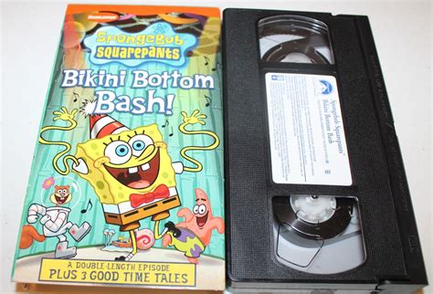 Spongebob Squarepants Bikini Bottom Bash VHS 2002 Nickelodeon 4