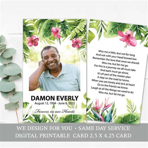 Funeral Mass Card Template Printable Funeral Guest Book Funeral