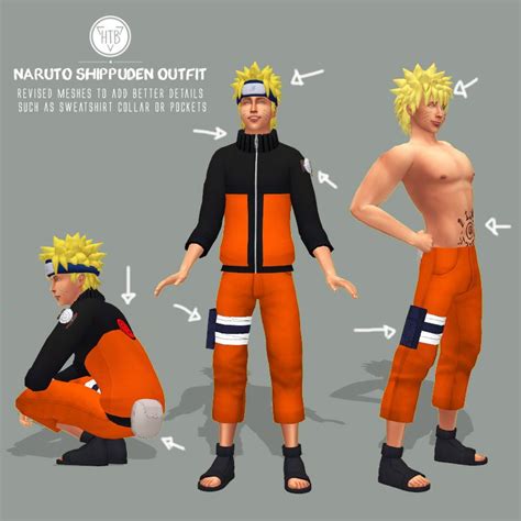 Uzumaki Naruto Happy To Be Sims 4 Anime Free Sims 4 Sims 4