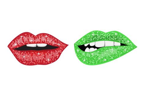 Glitter Lips Illustrations