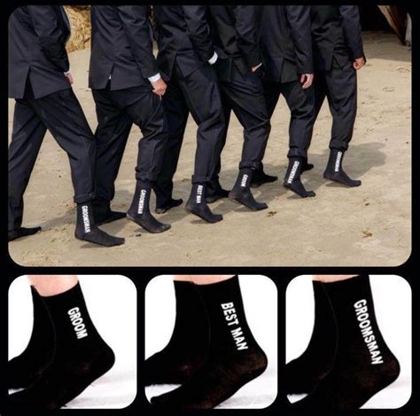 Set Of 7 Wedding Party Socks Wedding Socks Grooms Socks Etsy