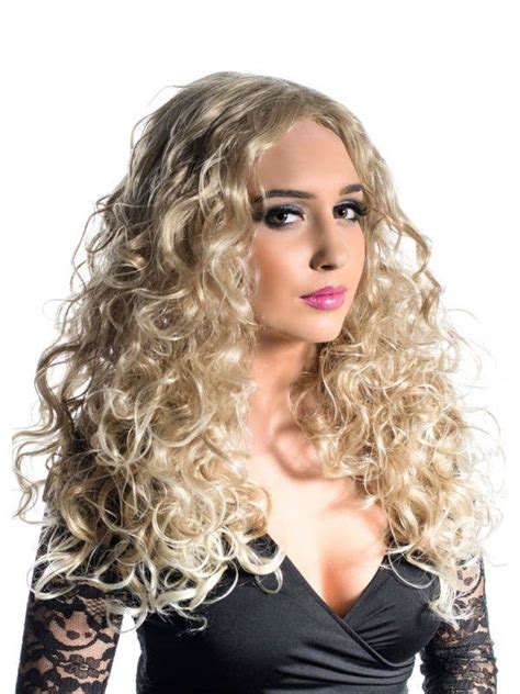 Blonde Curly Deluxe Fashion Wig Deluxe Curly Fashion Wig