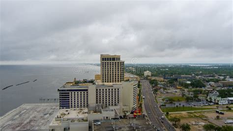 the biloxi mississippi waterfront editorial image image of horizon view 218030015