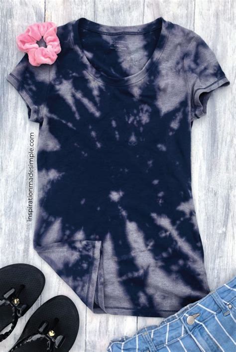 Reverse Tie Dye With Bleach Inspiration Made Simple