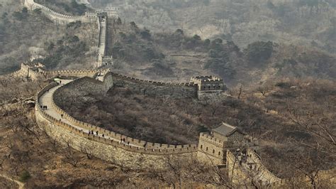 Hintergrundbilder 1920x1080 Px Die Architektur Fallen Chinesische Mauer Landschaft Natur