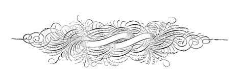 Spencerian Saturday Fancy Flourish With Banner The Graphics Fairy
