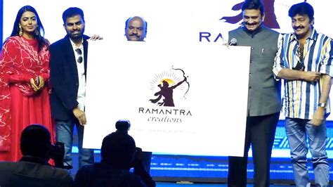 Raghu Rama Krishna Raju Launched Ramantra Creations Logo At Pre