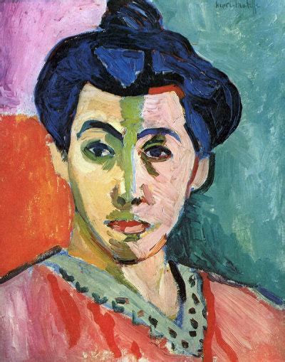 Henri Matisse Portrait Of Madame Matisse 1905 Tumbex
