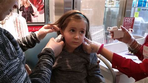 Ella Getting Her Ears Pierced Youtube
