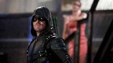 Hoodie Leather Jacket Worn By Oliver Queen Green Arrow Stephen Amell