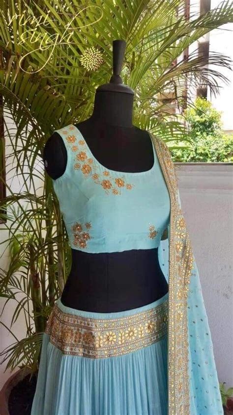 Ghagra Choli Lehnga Work Clothes Clothes For Women Indian Wear