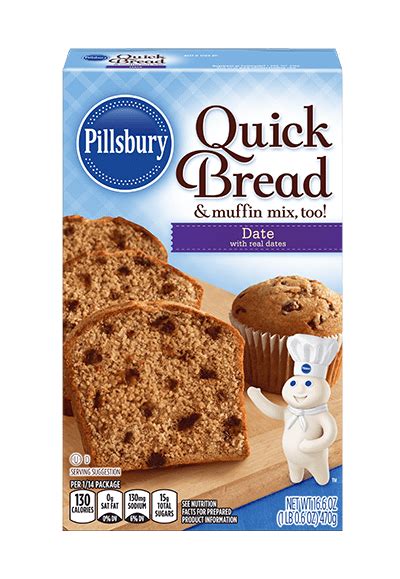 Pillsbury™ Date Quick Bread And Muffin Mix Pillsbury Baking