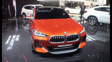 Bmw X2 Concept Presentation 2016 Paris Motor Show Youtube