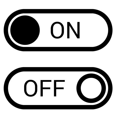 Power On And Off Button Icon On And Off Icon Isolated On White