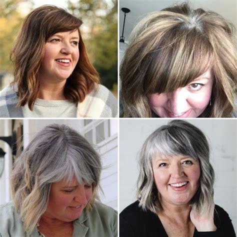 How to use vibrant colors on natural gray hair. How to Grow Out Gray Hair without Going Insane | Gray hair ...