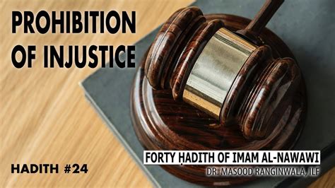 It is a pivotal work in capturing foundational hadiths of the prophet muhammad (peace b upon him) and clarifying major principles of the faith. Hadith #24 | Prohibition of Injustice | Imam Al-Nawawi 40 ...