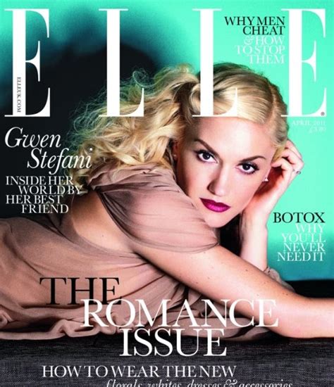 Lights Cameraflashdance Gwen Stefani Opens Up To Elle Mag About