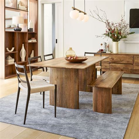 Anton Solid Wood Dining Table West Elm United Kingdom