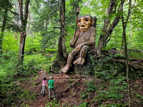 Giant Wooden Troll That Became Local Sensation Retreats From Public