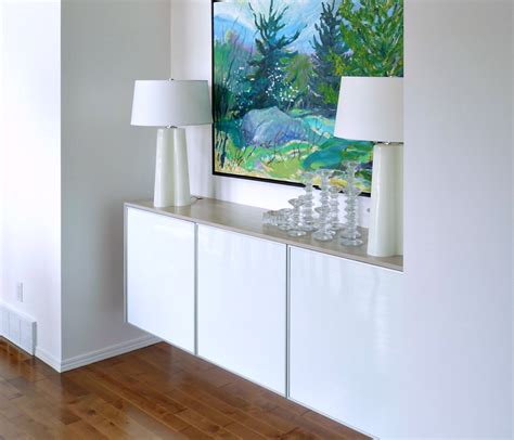 Awesome Ikea Hack Of The Week Simple Floating Credenza