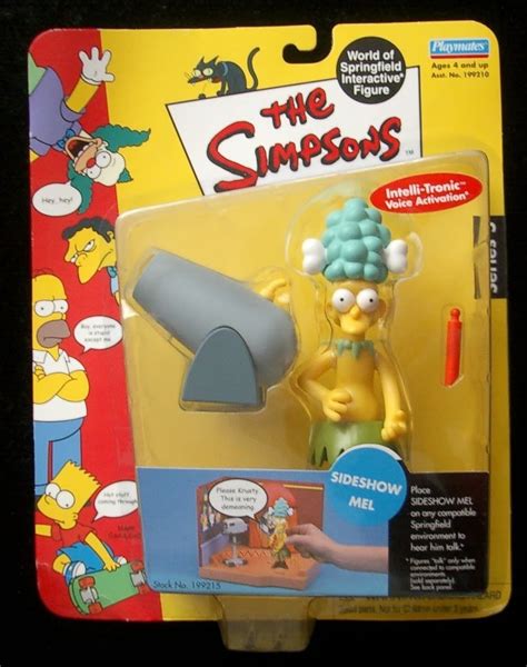The Simpsons Sideshow Mel World Of Springfield Action Figure Playmates The Simpsons Action