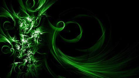 Hd Wallpaper Abstracto Dark Verde Green Color Motion Pattern