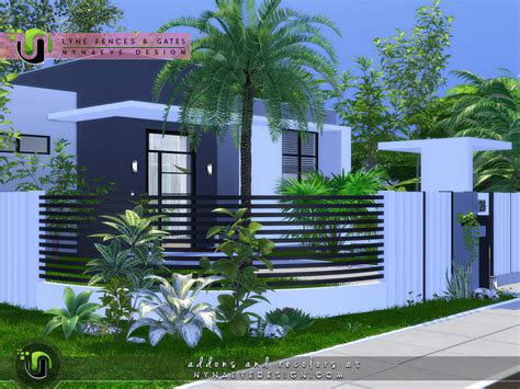 The Sims Resource Lyne Fences Gates And Awnings