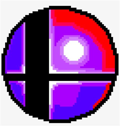 Ssbb Smash Ball Uf Neptune Planet Pixel Art Png Image Transparent