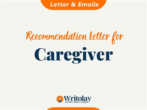 Caregiver Recommendation Letter 4 Templates