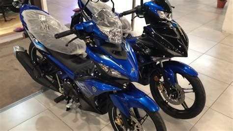 Yamaha 135lc V6 And Y15zr V2 Blue 2019 Youtube