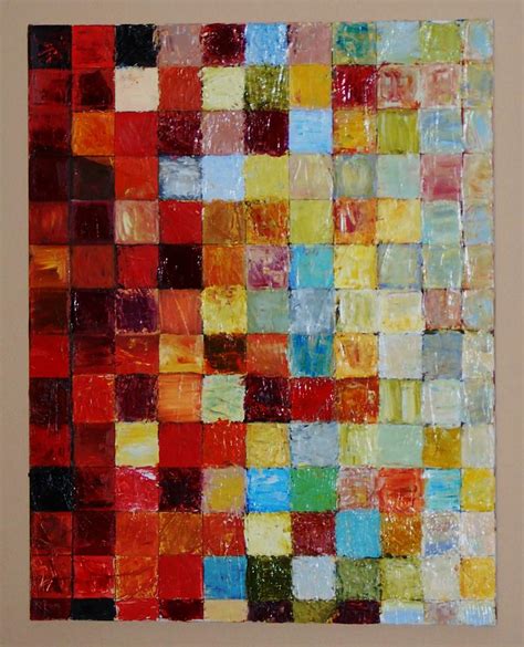 Color Squares Painting By If F