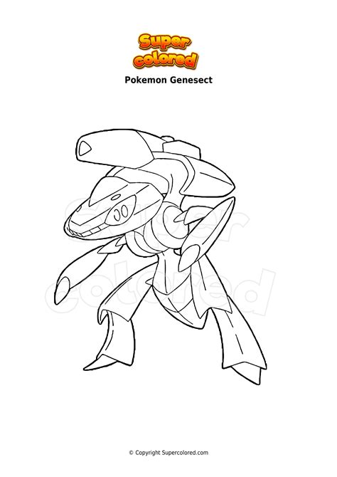 Coloring Page Pokemon Hoopa Unbound