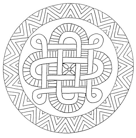 Coloriage Mandala Et Dessin à Imprimer Et Colorier