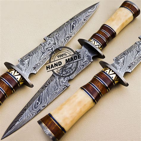 Handmade Dagger Damascus Dagger Damascus Knife Movie Daggers Ts