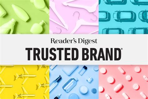 reader s digest trusted brands trusted since 1922