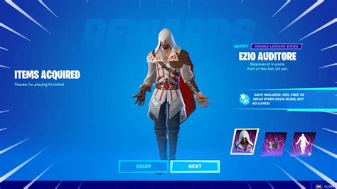 How To Get Ezio Assassins Creed Skin Bundle Early In Fortnite