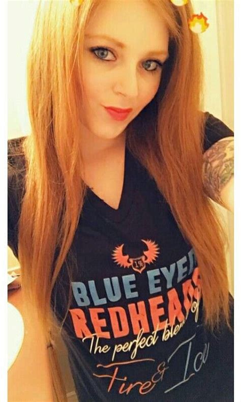 Blue Eyed Redhead In Fire And Ice Shirt Redhead Redheads Ice Shirt